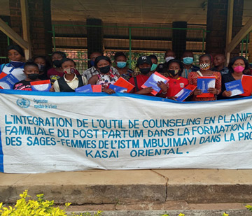 Students of the Institut Supérieur des Techniques Médicales de Mbujimayi