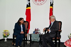Saima Wazed, Regional Director, met with Kay Rala Xanana Gusmão, Prime Minister of Timor-Leste.