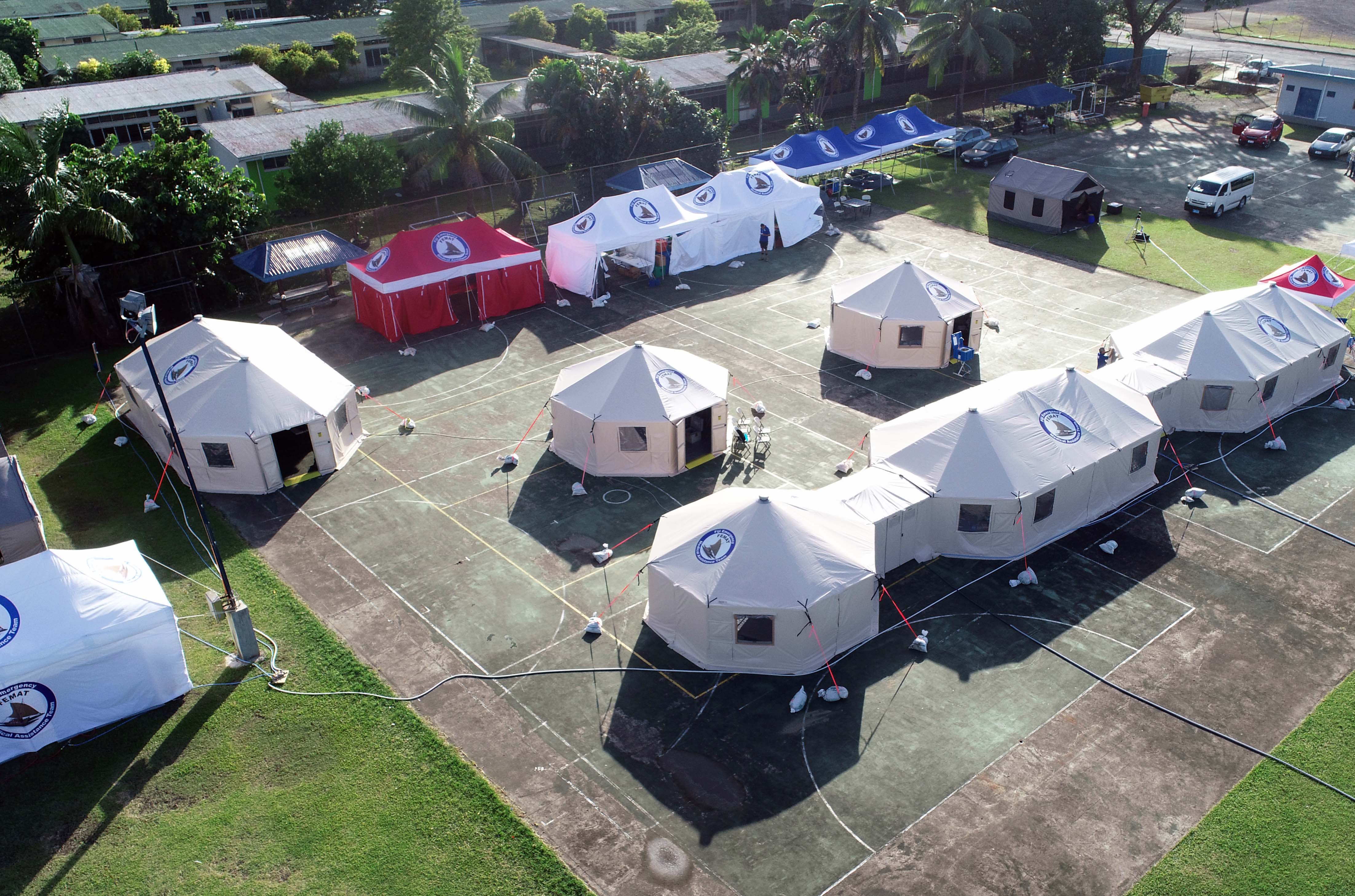 FEMAT's mobile field hospital deployed in Suva for assessment